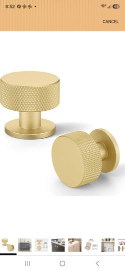 Gold cabinet knobs