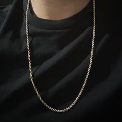 10k Yellow Gold Rope Chain 