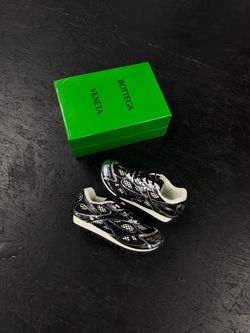 Bottega Veneta Orbit Sneakers Black Silver
