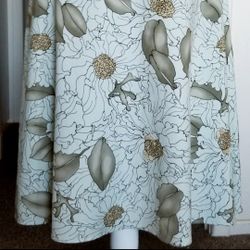 Floral Print Skirt M