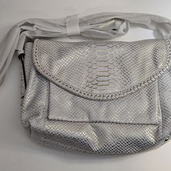 Aimee Kestenberg Pebble Leather Crossbody All For Love Gold Python