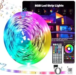 Firm On Price.100FT Led Lights for Bedroom, Color Changing RGB Led Strip Lights Indoor, Music Sync Led Light Strip w Remote & App Control, NOT For Car