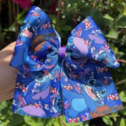 🌺 Lilo & Stitch Hair Bows 🐾