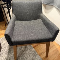 Grey Post Modern Chair 