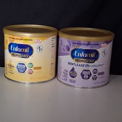 Enfamil Neuropro & Gentlease 7.2 Oz- New & Sealed