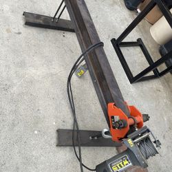 Winch And Trolley Set Up