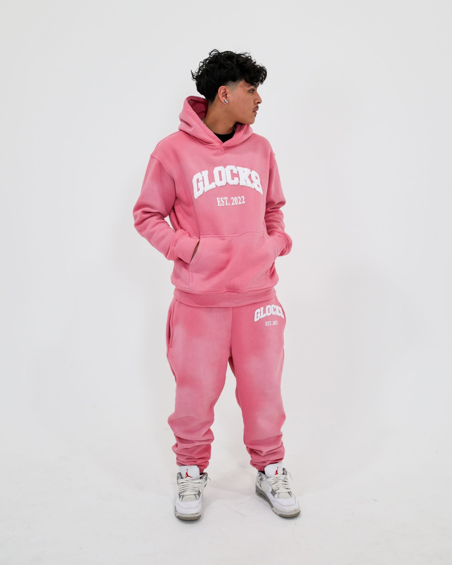 Acid Washed Pink Set