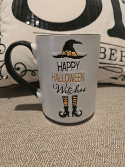 Happy Halloween Witches Ceramic Coffee Mug