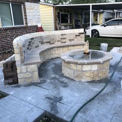 Bench Firepit 