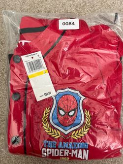 Spider-Man shorts outfit boys medium new with tags