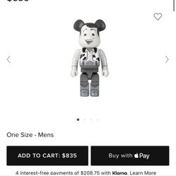 Bearbrick Woody black & White