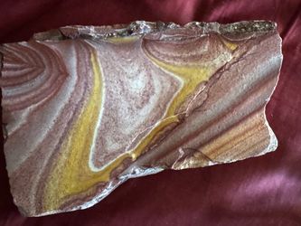 Natural Banded Sandstone Slab Specimen