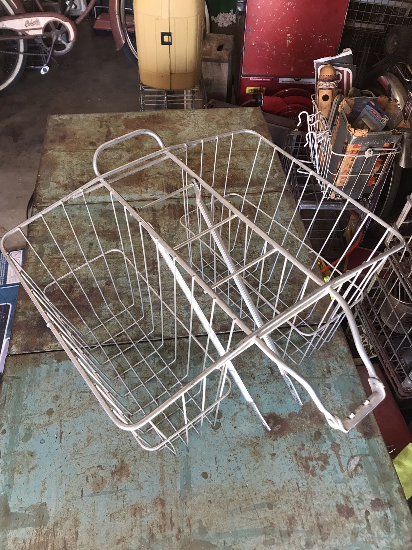 Vintage Wald Bicycle Basket