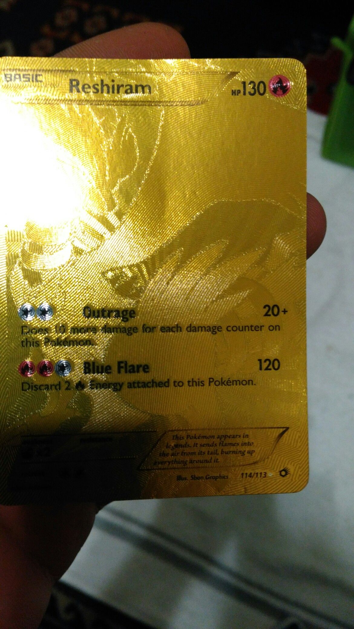 Pokémon Reshiram GX SV51/SV94 Hidden Fates Shiny Metal Gold Card Rare for  Sale in Brooklyn, NY - OfferUp