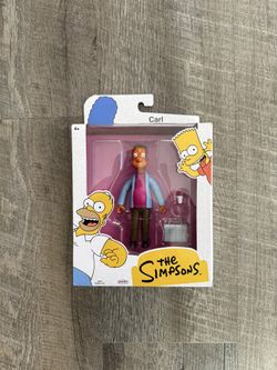 In Hand, Brand New, Never Opened Jakks Pacific - The Simpsons - Carl - 5” Action Figure