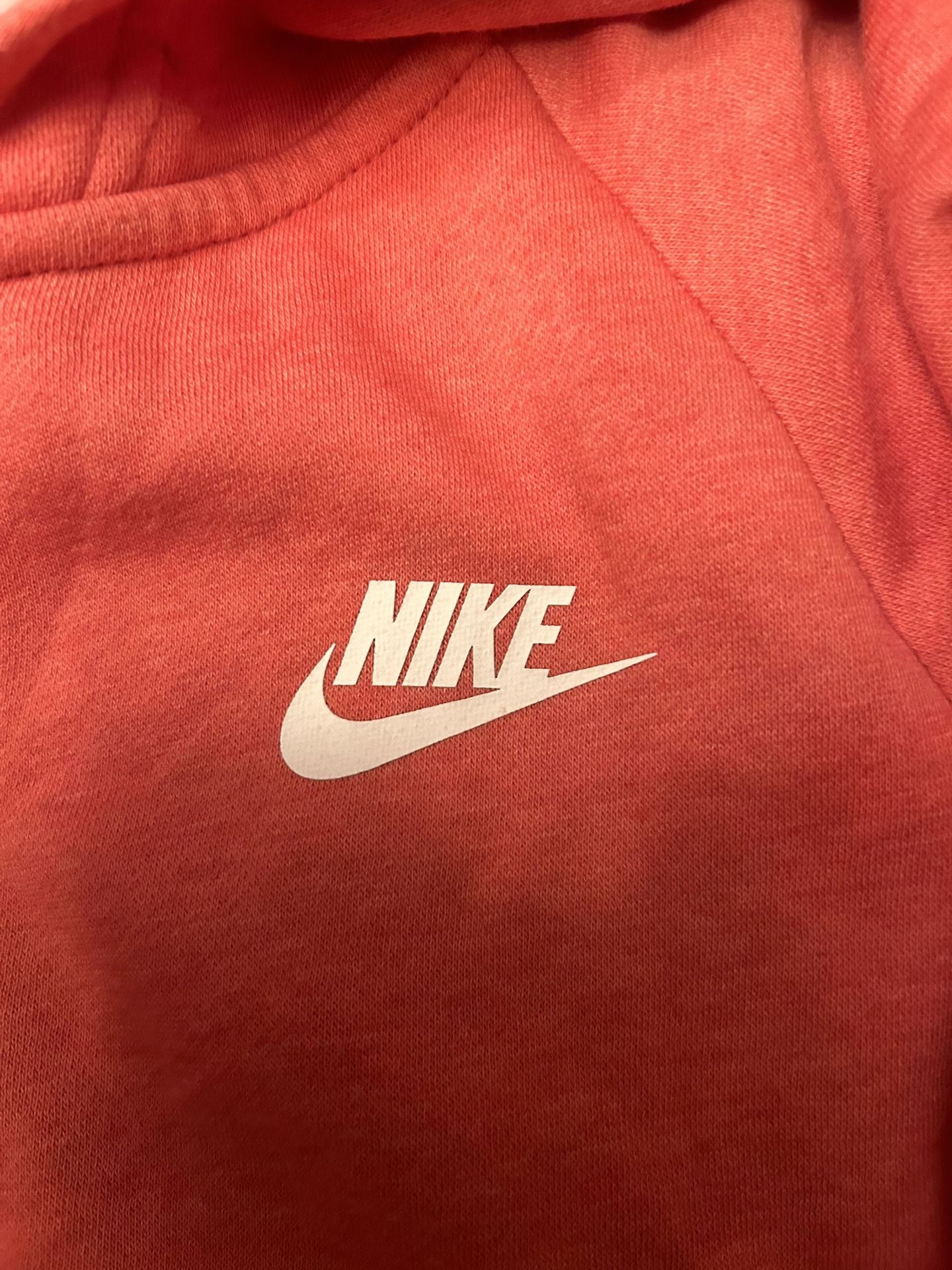 Nike - Vintage Coral Quarter Zip Hooded Sweater, Size Small