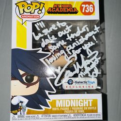 Midnight Galactic Toys Exclusive Funko Pop Signed  
