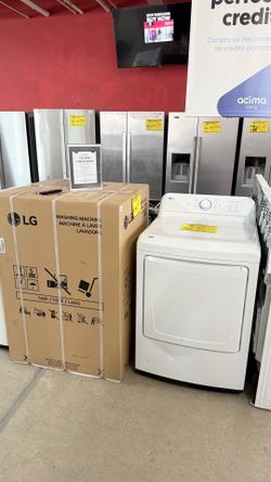 LG TOP LOAD WASHER AND DRYER