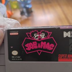SNES Joe And Mac. Game