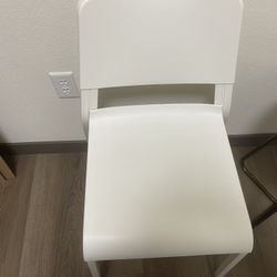 IKEA White Chair & Table 