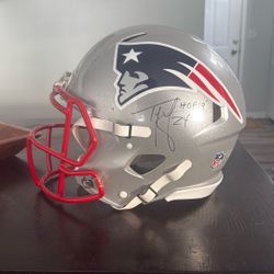 Ty Law Signed Helmet 
