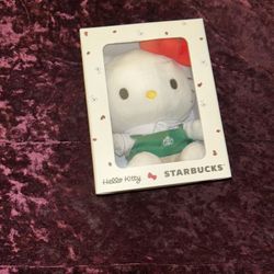 Hello Kitty x Starbucks 2025 Bearista Plush – Rare Collector Item — BRAND NEW!