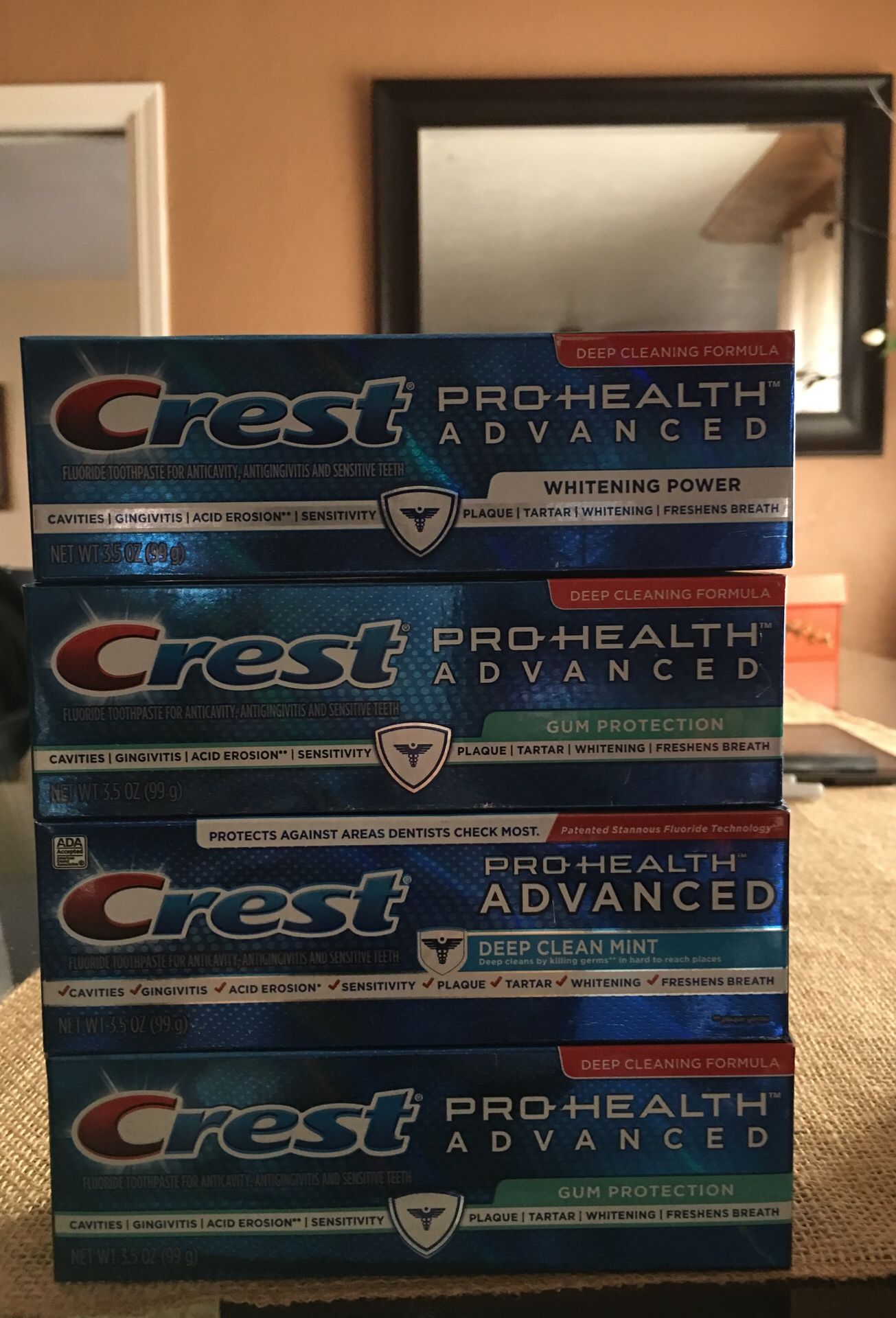 Crest pro health toothpaste