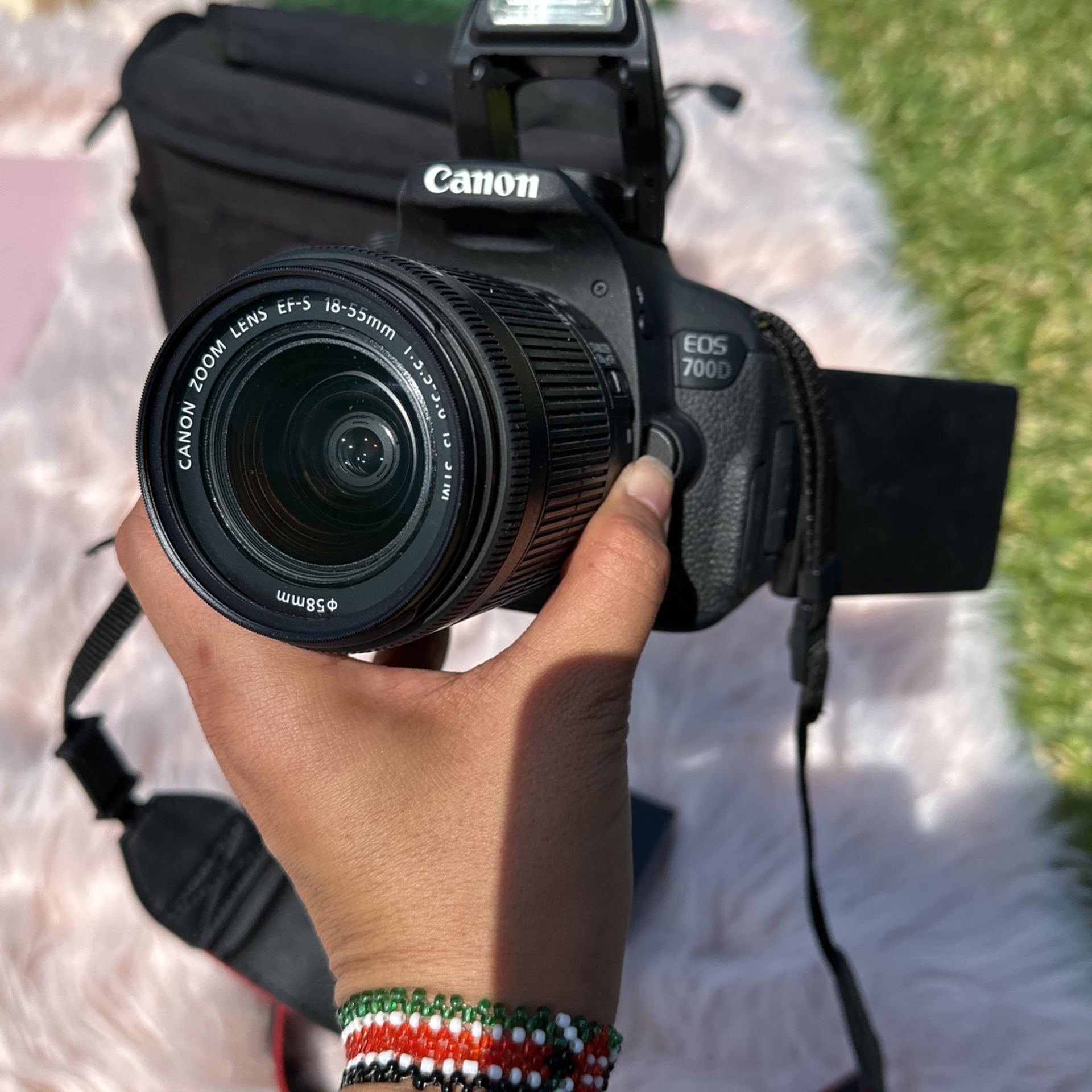 Canon Eos 700d Best Digital Camera Price Canon EOS 700D DSLR Camera Body With Dual Lens: EF S18 55 Mm IS II And EF  S55 250 Mm IS II (16 GB SD Card Camera Bag) Price