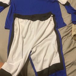 Blue And White Outfit Size 2X