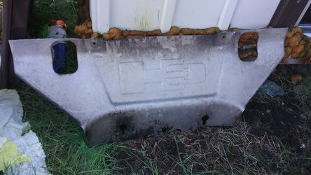 Hummer h3 differential cover/slider with oil pan cover/protector. Skid plates Fits from 2006 to 2010