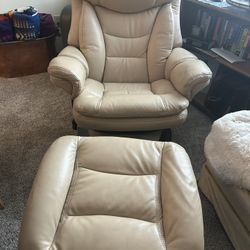 Euro Leather Recliner 