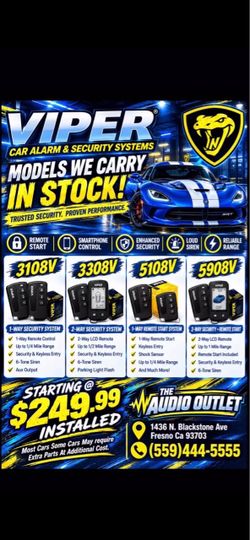 All New Viper Models In Stock Checkout Pricing