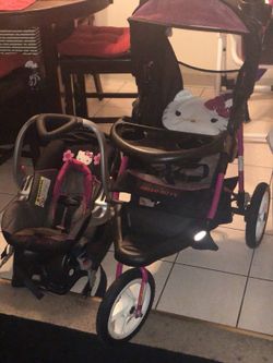 Hello kitty stroller set top