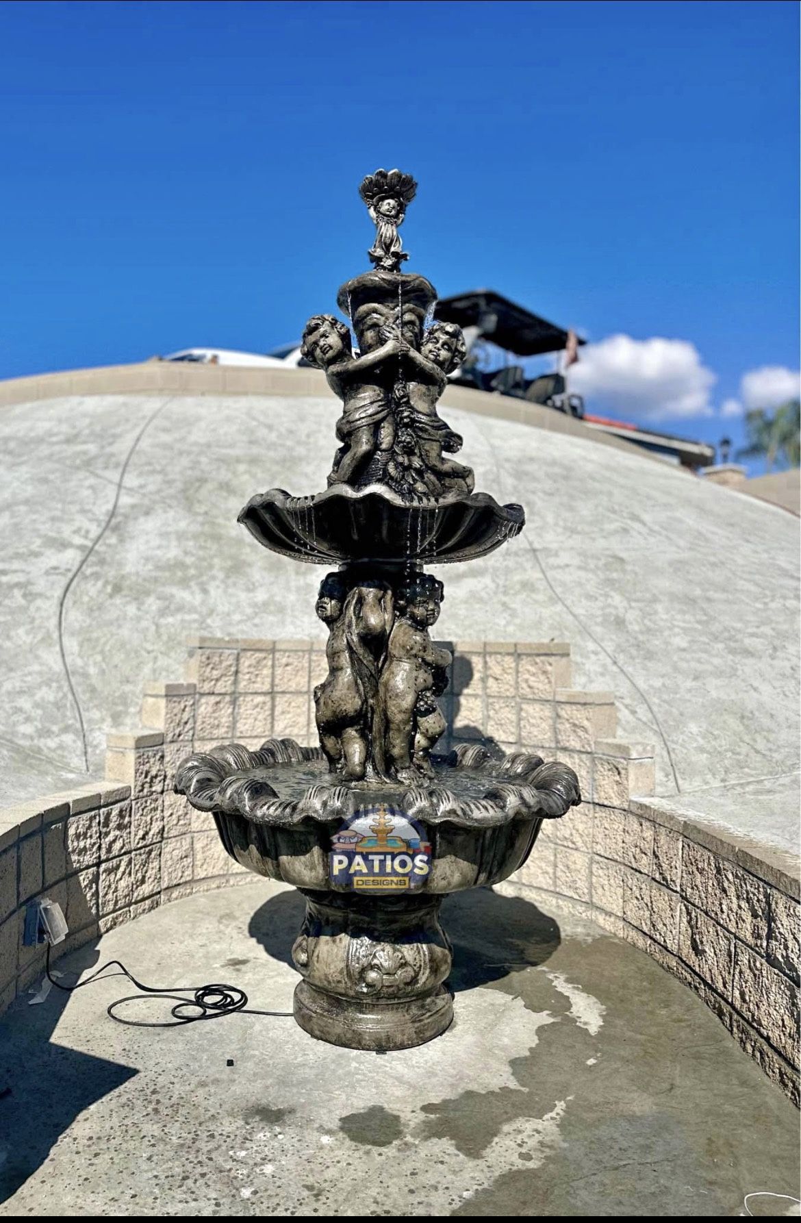 Concrete Water Fountain 