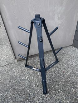 Weight plate rack