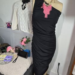 Dress Black Spaghetti Saiz S/m