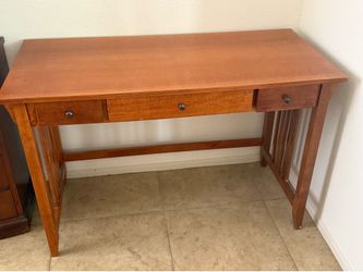 Wooden desk