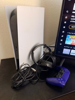 PlayStation 5 Console with Controller/ Headset