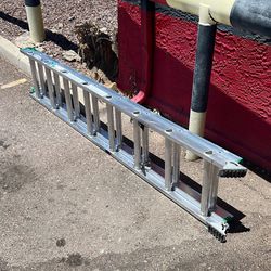 Werner D1216-2 16ft Aluminum Type II Extension Ladder 