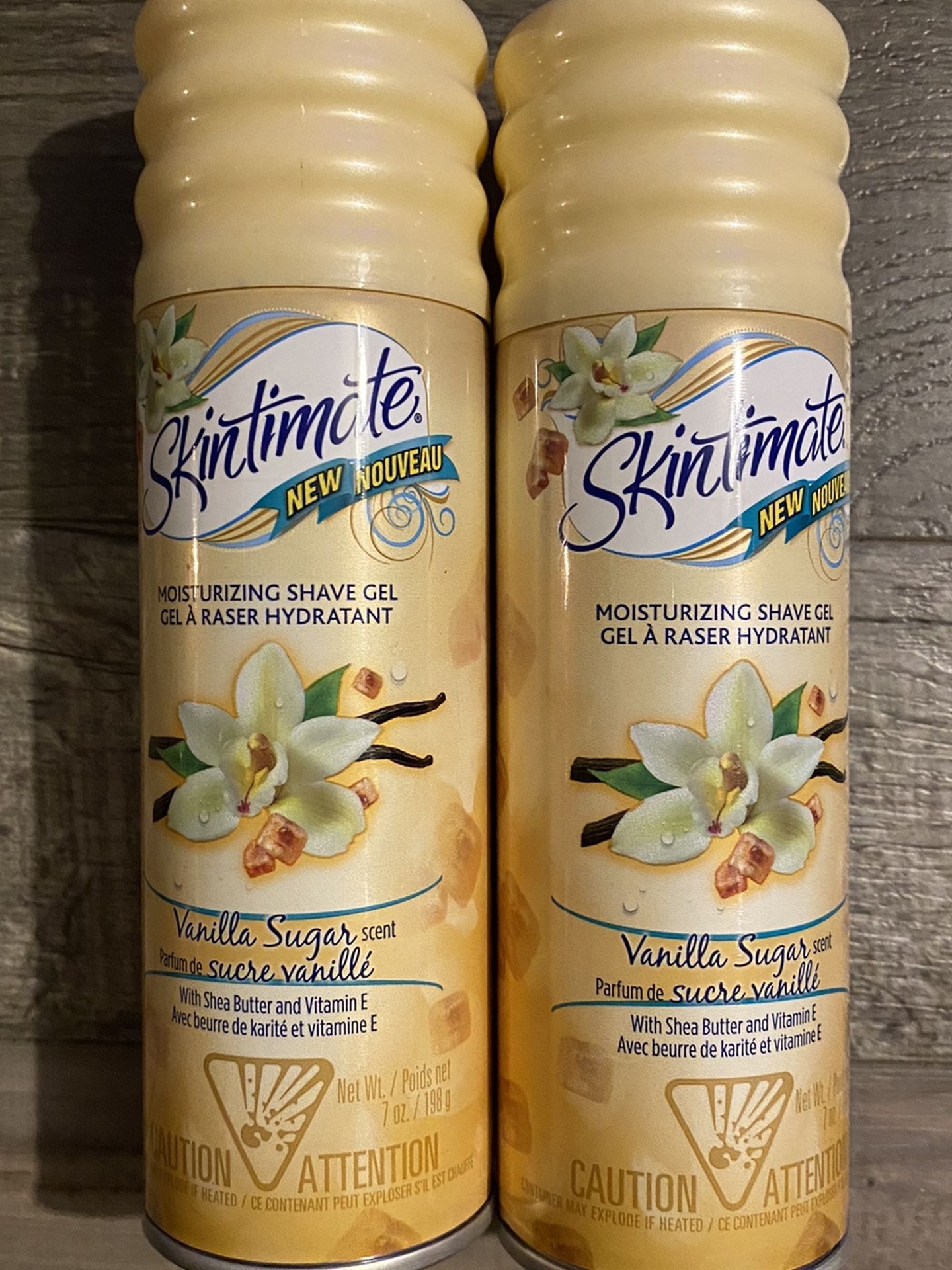 Skintimate vanilla sugar shave gel $2 each