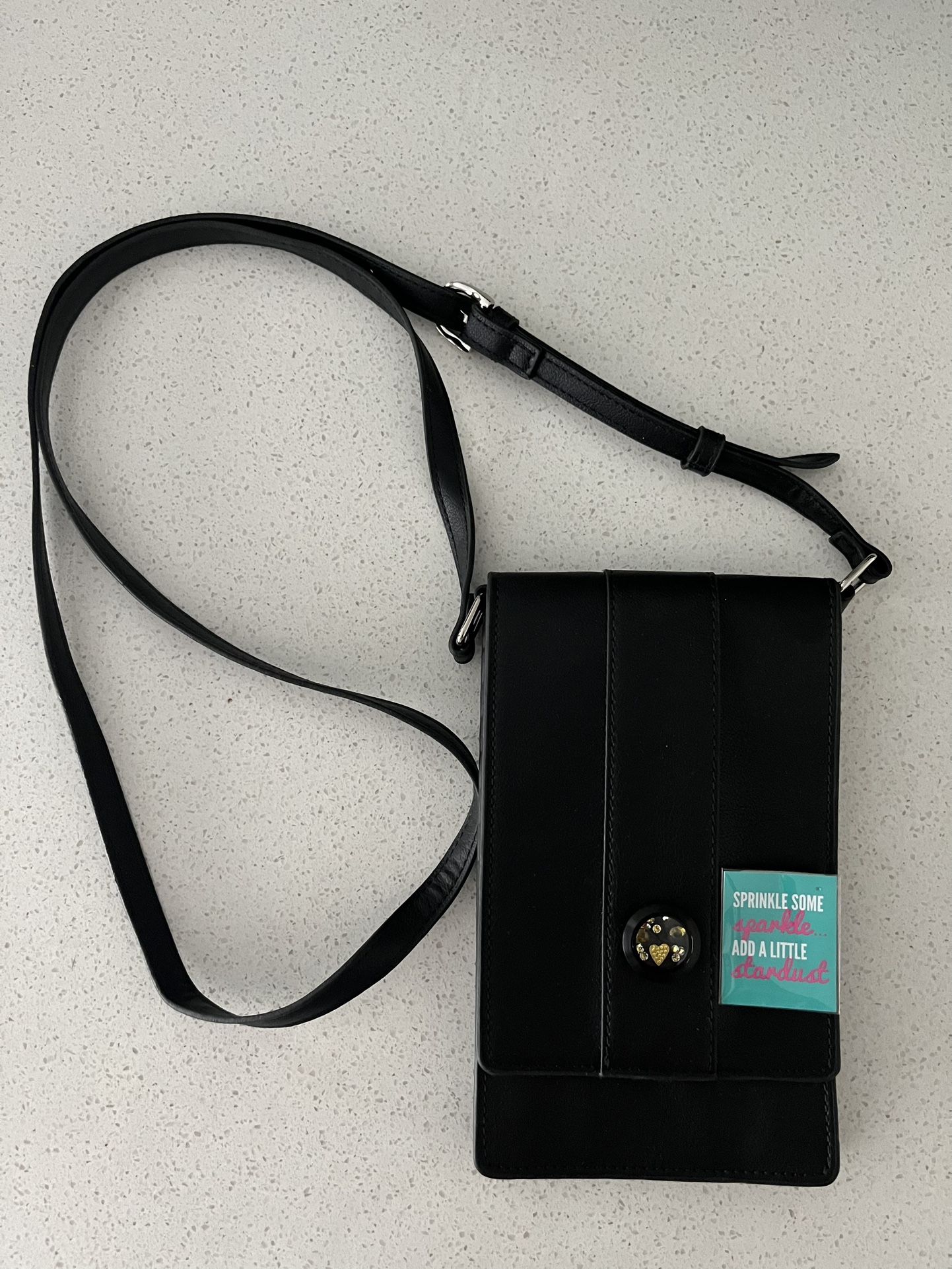 Origami Owl Black Cross Body Bag