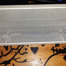 Silver Diamond Bracelet 