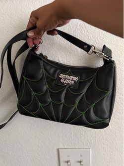 Spider web cross body bag / purse