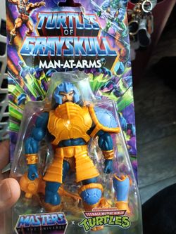 Masters of the universe x tmnt man at arms figure