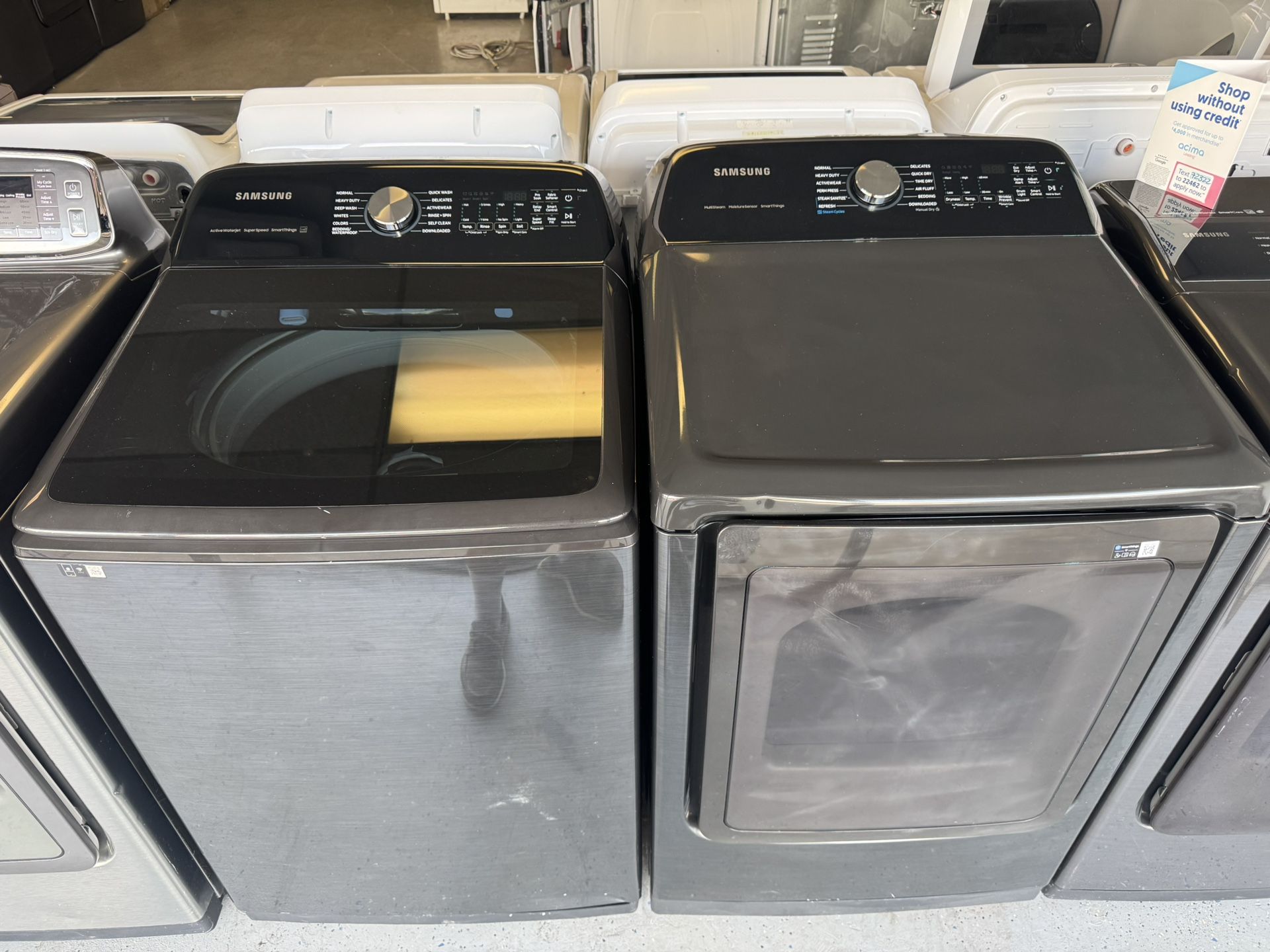 Washer And Dryer Set