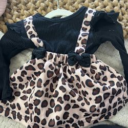 Cheetah Dress 12-18 Months