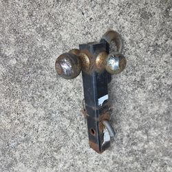Tri Ball Receiver Hitch With Hook 