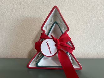 Crate&Barrel Ceramic Tree Ramekins Set