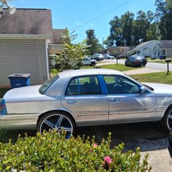 1999 Ford Crown Victoria  , Blue And Silver