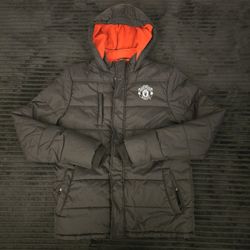Manchester United Hooded Fleece Jacket (M)